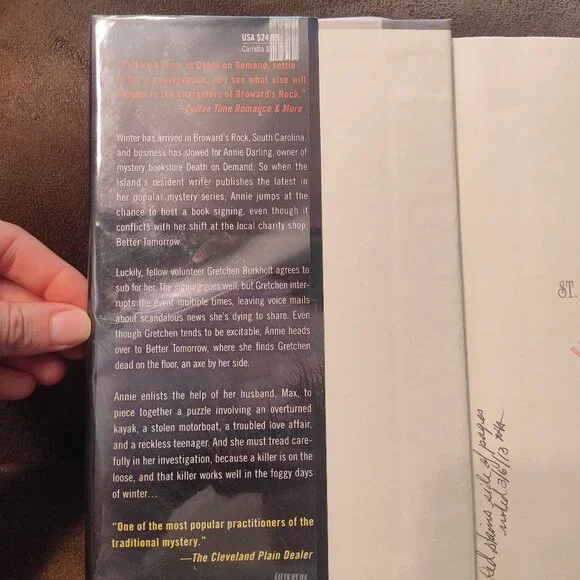 2/$7, 3/$9 Death Comes Silently- hardcover book - Picture 3 of 4